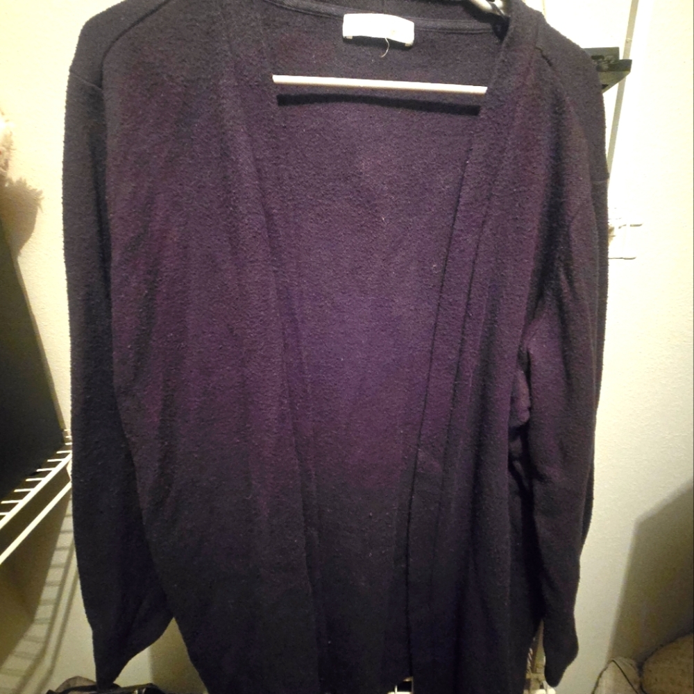 Women's Adyson Parker Long Sleeve Black Cardigan (XL)